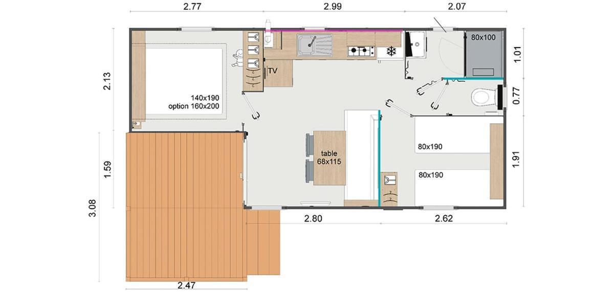 Camping Les Lavandes, Castellane Room photo